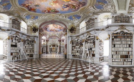 Библиотека аббатства Адмонт, Адмонт, Австрия