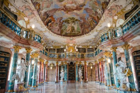 Библиотека аббатства Адмонт Австрия