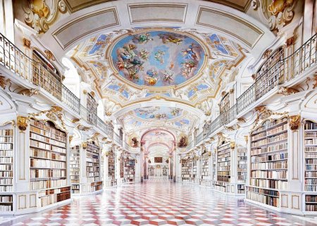 Библиотека аббатства Адмонт