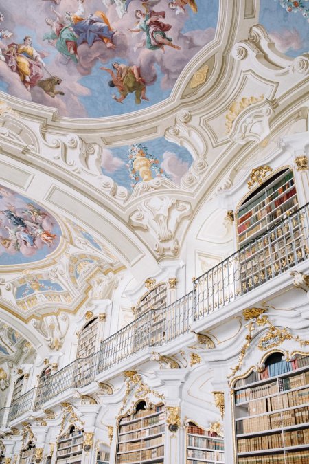 Библиотека аббатства Адмонт Австрия