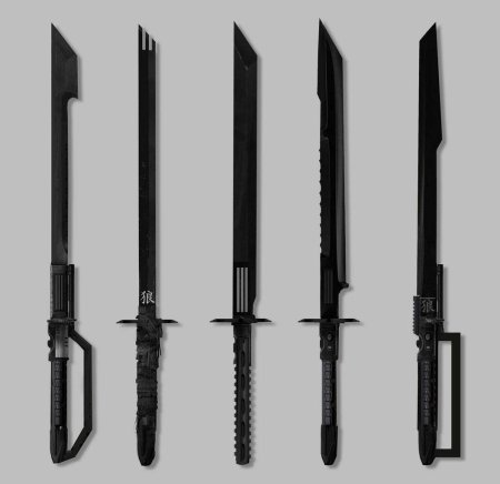 Клинок катана референс