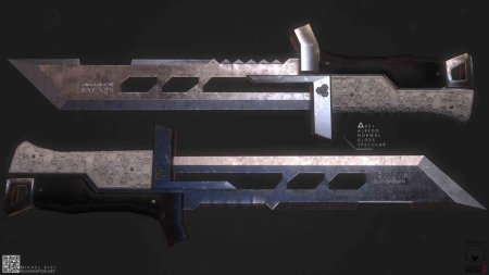 Футуристический нож