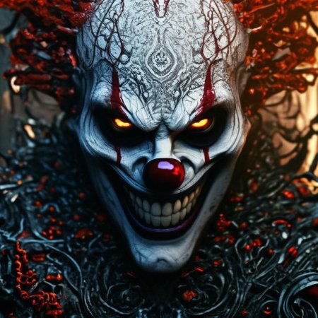 Страшные клоуны картинки