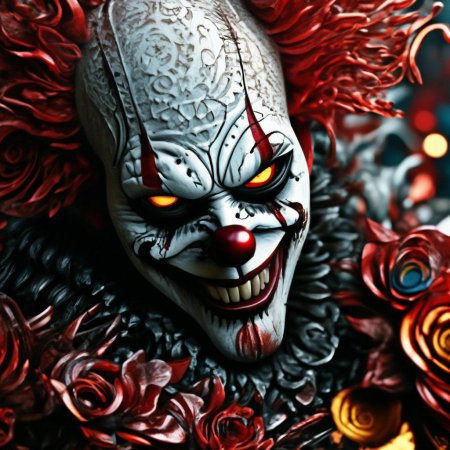 Страшные клоуны картинки