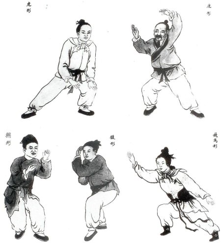 Китайская гимнастика древнего Китая цигун упражнения