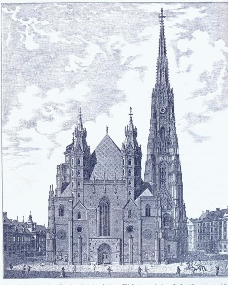 Собор Святого Стефана в Вене 18 век