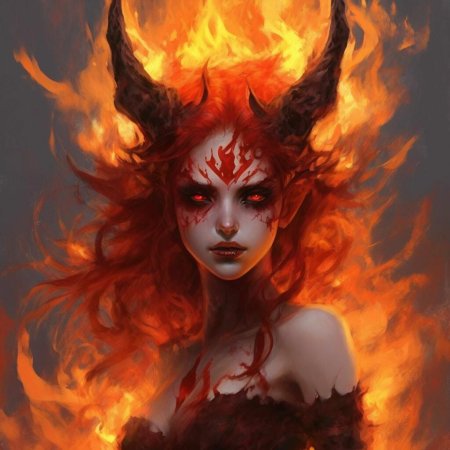 Демон девушка