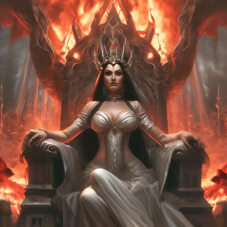 Королева на троне