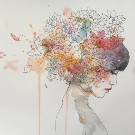 Агнес Сесиль картины