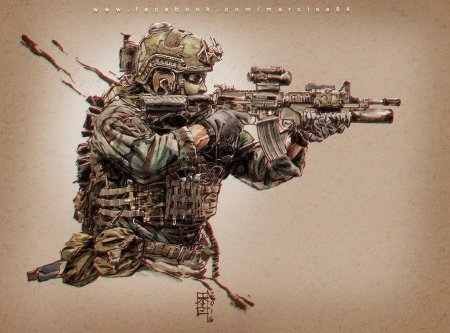 Солдат ЧВК страйкбол