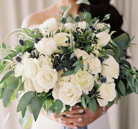 Роскошный свадебный букет