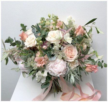 Гортензия с эвкалиптом