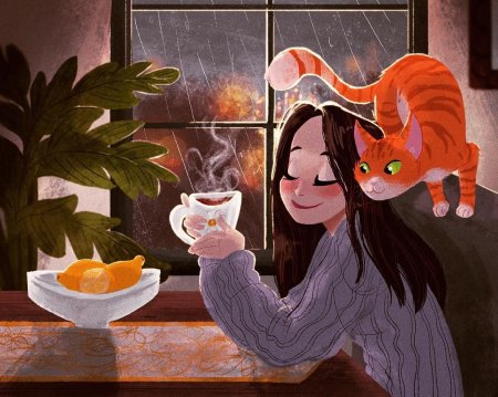 Уютные иллюстрации