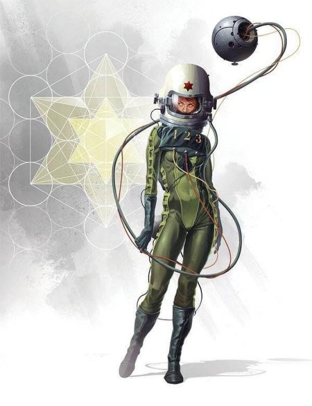 Скафандр ретрофутуризм