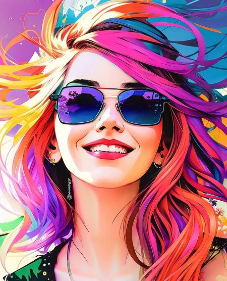 Покажи рисунки девушек