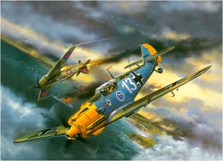 Самолет Messerschmitt bf.109 арт