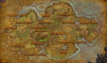 Танаанские джунгли карта