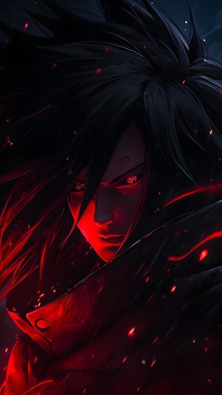 Mad Sasuke Art Wallpaper iphone