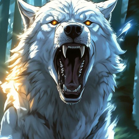 Сильный волк