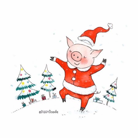 Новогодний поросенок