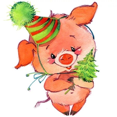 Новогодний поросенок