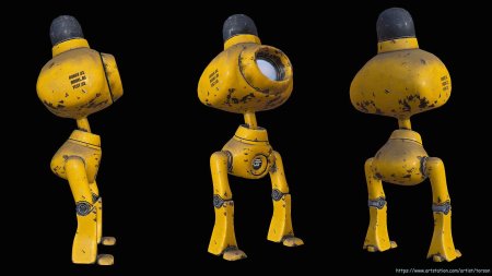 Лоу Поли робот