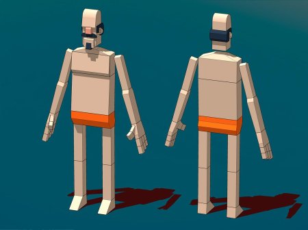 Лоу Поли модели персонажей