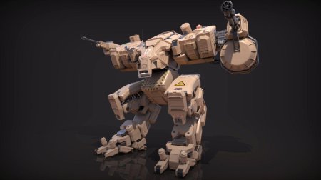 Лоу Поли робот