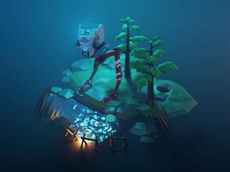 Лоу Поли в блендер