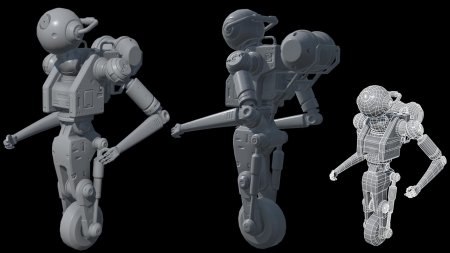 Лоу Поли робот