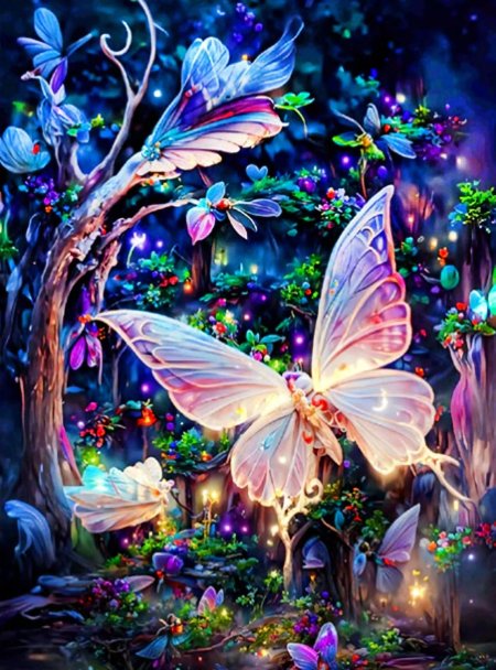 Бриллиантовая бабочка