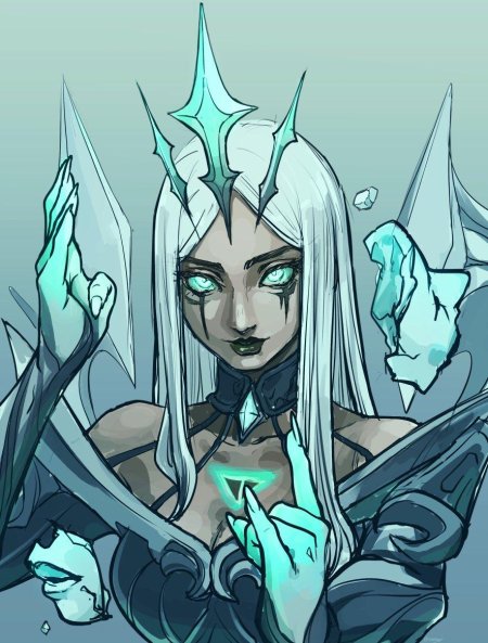 Падшая карма ЛОЛ арт