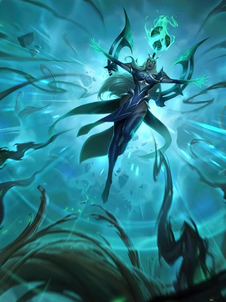 Падшая карма ЛОЛ арт