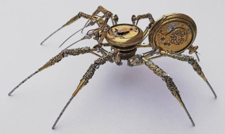 Стимпанк паук