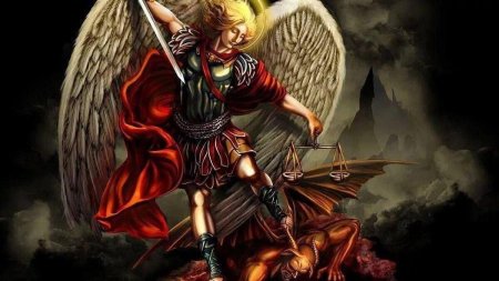 Михаил низвергает Люцифера