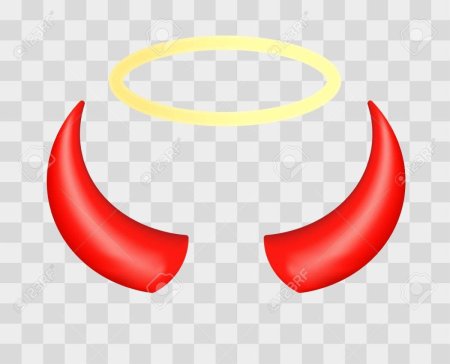 Нимб и рожки