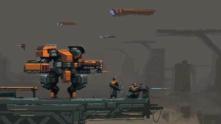 Пиксельная игра про роботов