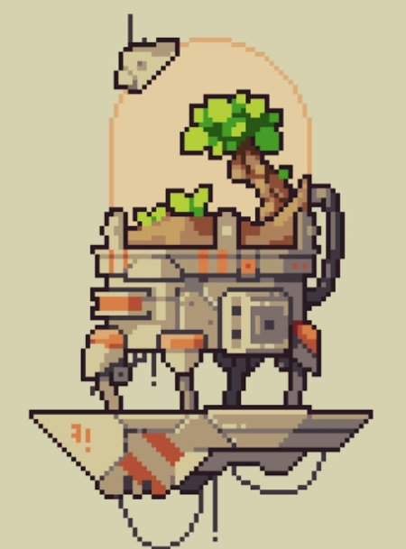 Пиксельные роботы