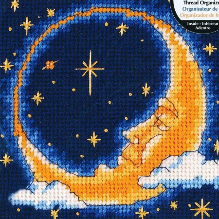 Вышивка крестом луна