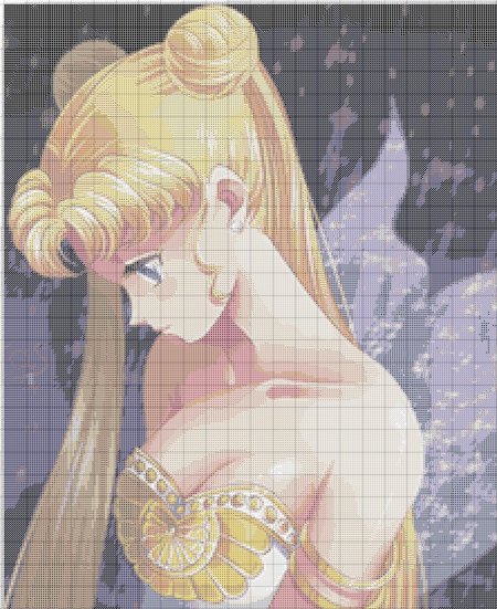 Вышивка сейлормун