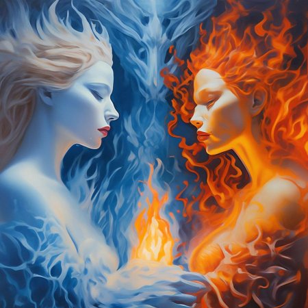 Картинки огонь и лед