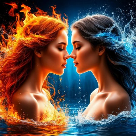 Стихия огня и воды