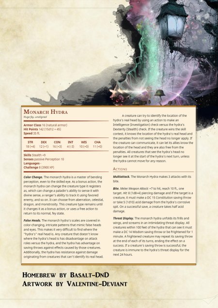 Псевдогидра ДНД 5