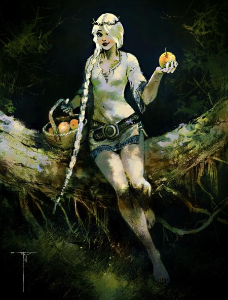 Скандинавские мифологии Идун