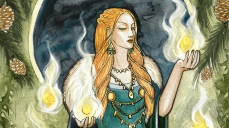 Богиня Фрейя Скандинавия