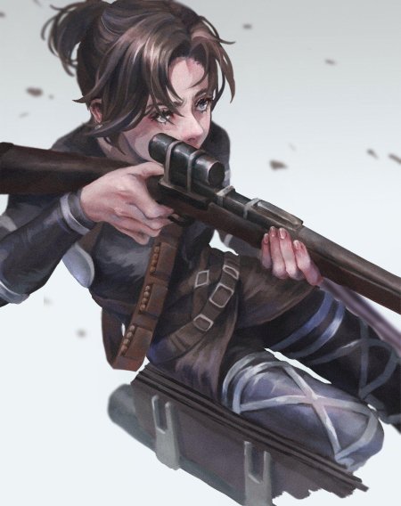 Атака титанов персонаж в очках