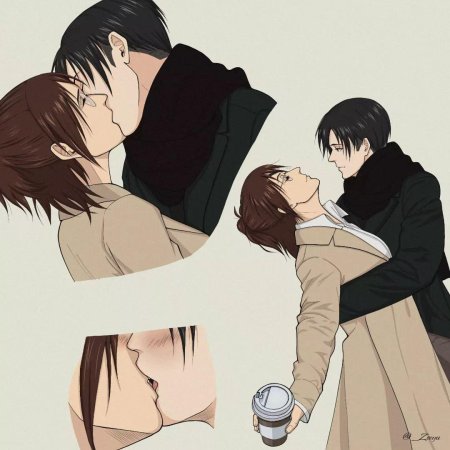 Атака титанов эрен и микаса любовь