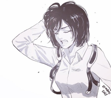 Микаса рисунок