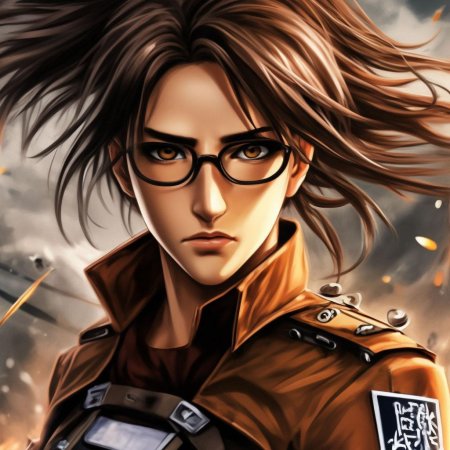 Ханджи атака титанов