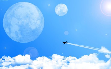 Самолет в небе